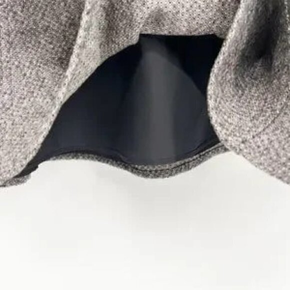 Sundance Black & Cream Wool A Line Skirt Size 8 - Picture 3 of 4